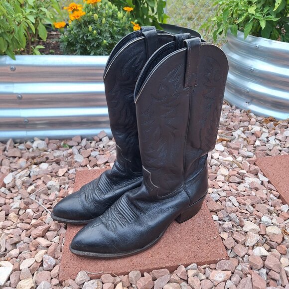 Dan Post Great Western Cowboy Boots Pointed Toe Size 9.5 EW - Picture 1 of 10